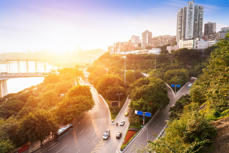 chongqing-panshan-viaduct-fork-dusk