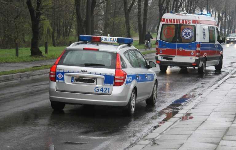 Wypadek na autostradzie A4 w okolicach Tarnowa